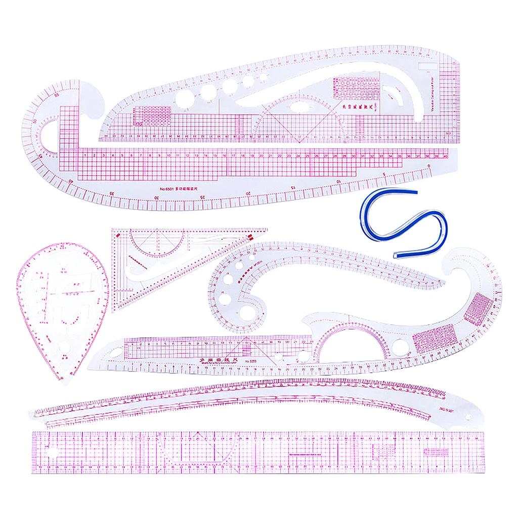 9 шт. линейка для одежды|Швейные инструменты и аксессуары| |