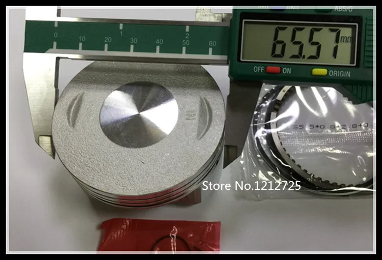 Zongshen мотоцикл CB250 Viper ZS250GY поршневых колец сборки 65.5 мм Размеры увеличение+ 0.5 мм(66 мм) поршневой 15 мм 166fmm 167fmm