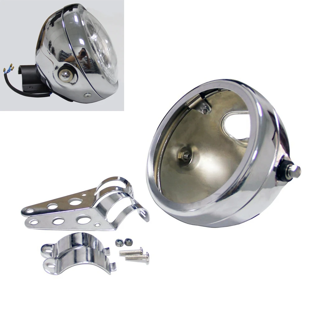 Хромированное 5 75 дюймовое кольцо ведро подходит для мотоцикла Harley 3/4