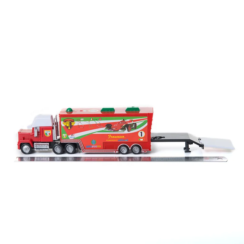 Disney Pixar Cars 2 3 игрушки № 35 грузовик молния McQueen Джексон шторм Рамирез Мак дядюшка 1:55 литой модельный автомобиль игрушка детский подарок