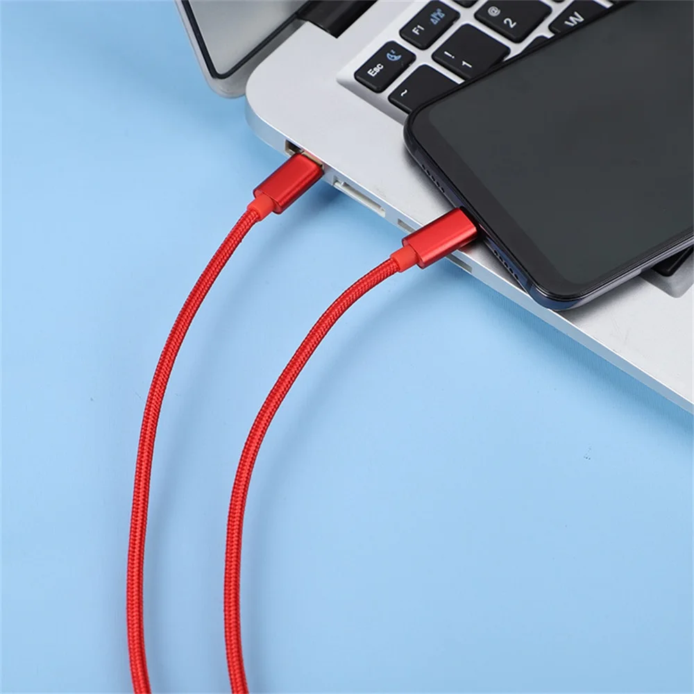 Красный Кабель USB C type C PD 60 Вт для быстрой зарядки Macbook Pro для samsung S10 S9 huawei mate20 P30 PRO Xiaomi type c для освещения - Цвет: Красный