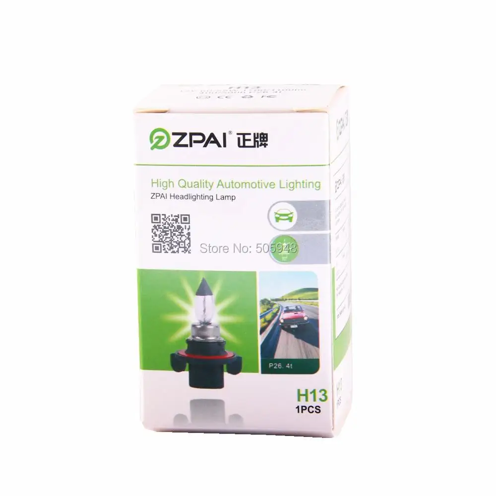ZPAI 4 шт. H13 9008 12V 60/55W фары для автомобиля галоген ксенон светильник супер белый