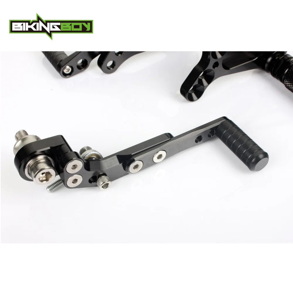 

BIKINGBOY For SUZUKI GSXR 600 GSX-R 750 11 12 13 14 15 16 17 18 Rear Sets Footpegs Footrests Adjustable Pedals Aluminium Alloy