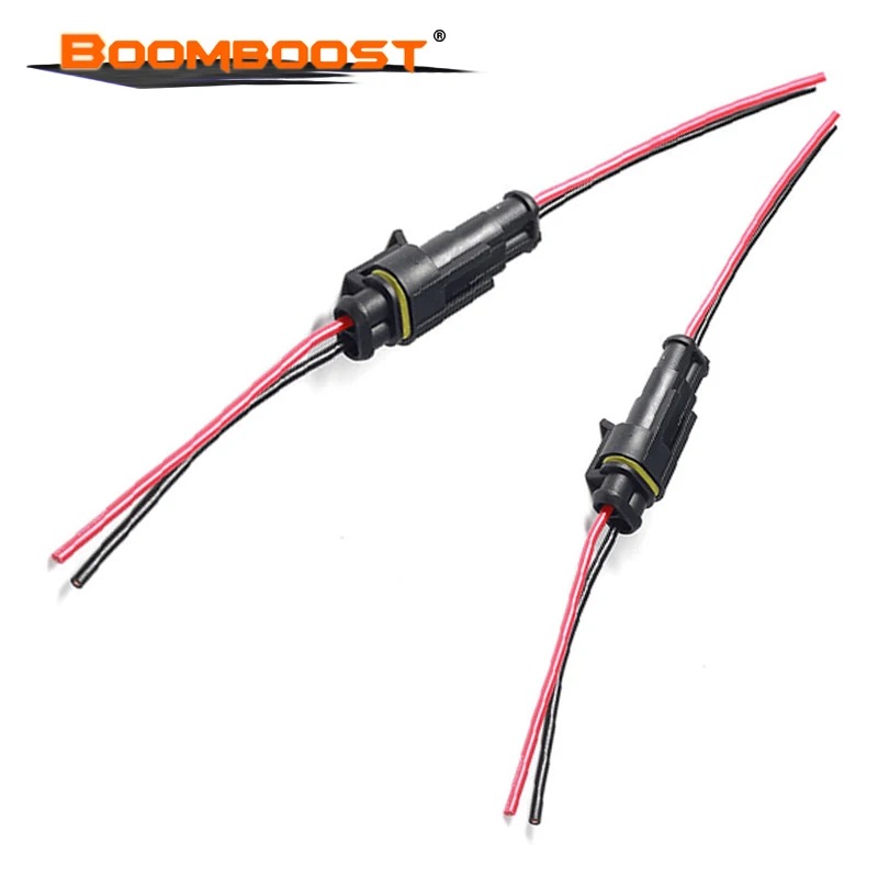

New arrival 5pcs 2 Pin Car Waterproof Electrical Connector Plug AWG Marine