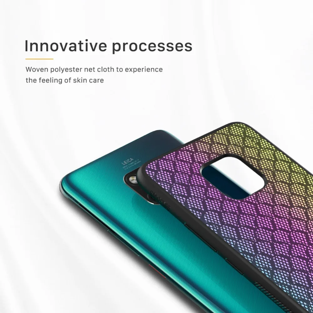 Huawei mate 20 Pro чехол Nillkin глянцевый модный силиконовый Мягкий тканевый чехол для телефона для huawei mate 20 Pro Nilkin задняя крышка Capa