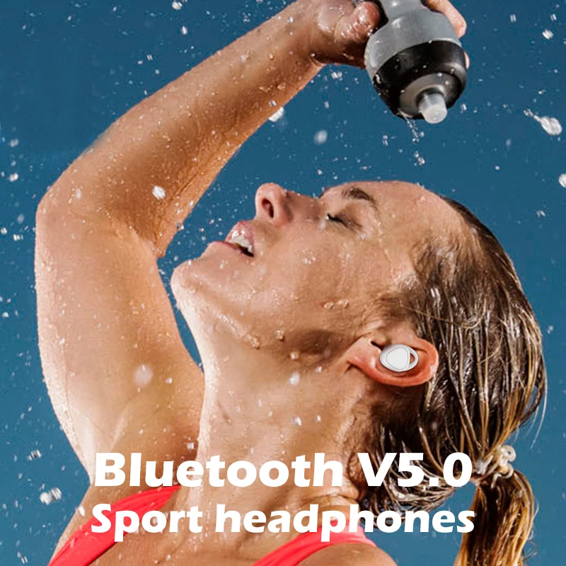 Беспроводные наушники вкладыши Xi7 TWS мини Bluetooth магнитные с микрофоном Спортивная