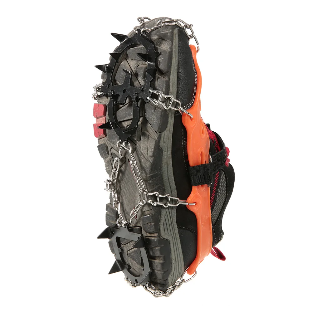 Нескользящая обувь с нейлоновым ремешком 14 Зубцов марганцевая сталь скобы для