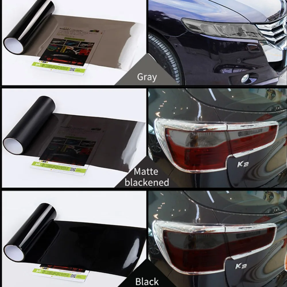 

30*200cm Car sticker Waterproof Vinyl Film Tinting Car Fog Tail Light Headlights Lamp Stickers Car Accessories Car Styling