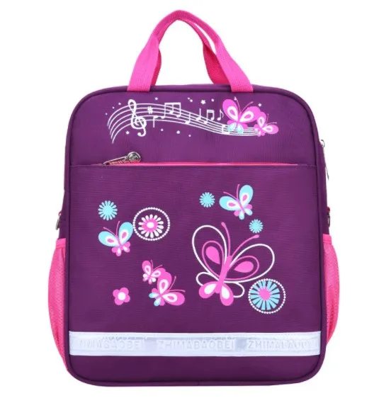 purple Tutorial bag Детская сумка для девочек; Детский рюкзак; Цвет фиолетовый, розовый; школьные сумки; ортопедические Детские Водонепроницаемые Детские сумки; школьный рюкзак; 1 класс - Цвет: purple Tutorial bag