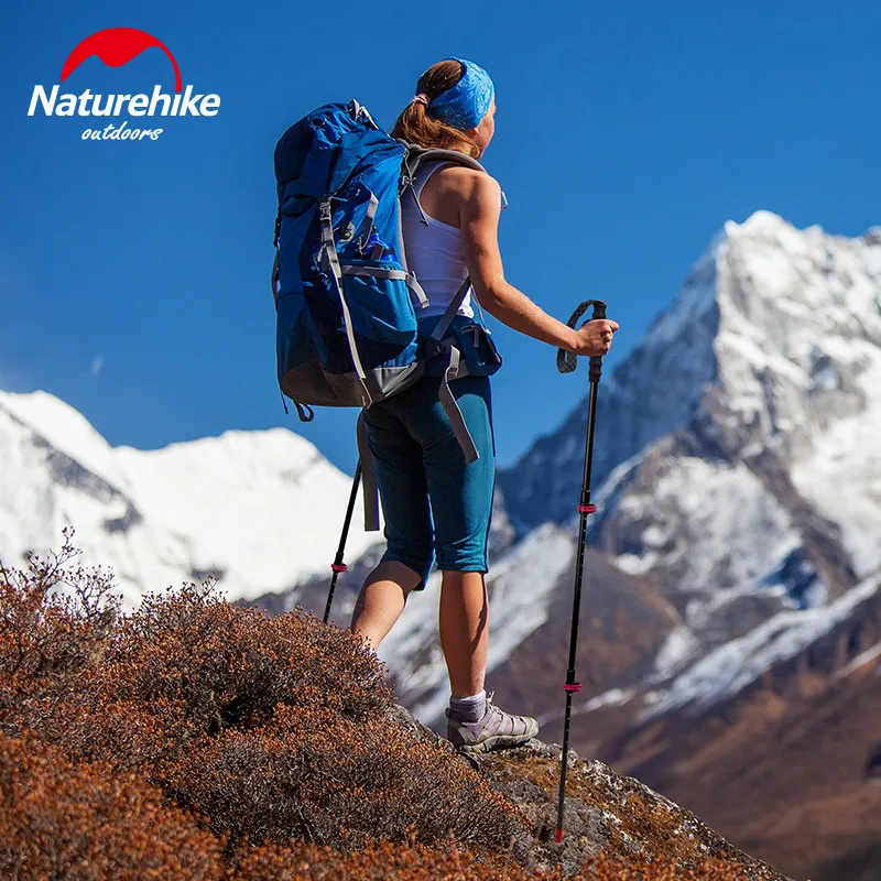 Naturehike со внутренним вращающимся затвором 135 г углеродного трость из волокна