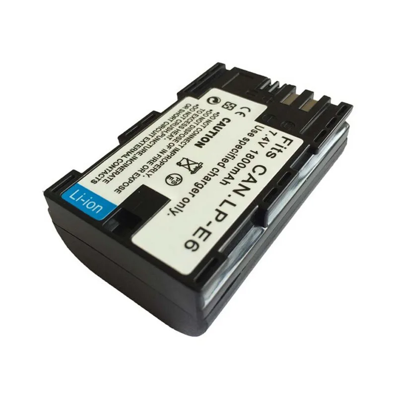 Аккумулятор для камеры Canon EOS 5D Mark II 5DS R III 6D 60D 60Da 70D 7D 7 4 В 1800 мАч|battery for canon|camera batterylp-e6
