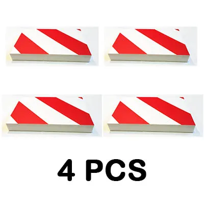 320x200x40mm 4 pcs Двери автомобиля бампер Защита снаружи и устойчивая к царапинам клеевая пенопластовая Предупреждение знак парковочный гараж протектор - Цвет: 320x200x40mm 4 pcs