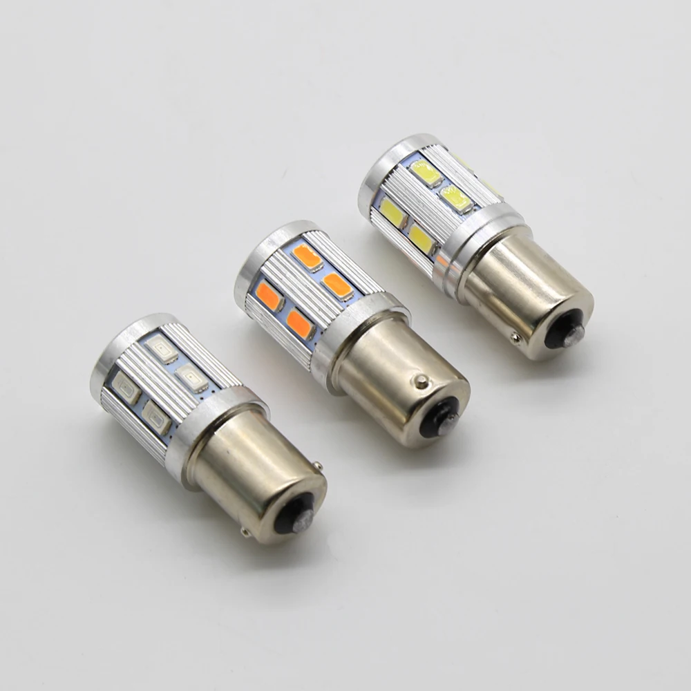 10 шт. 1156 BA15S P21W Автомобильные стоп-сигналы 5630 12SMD 1157 BAY15D светодиодный ные лампы