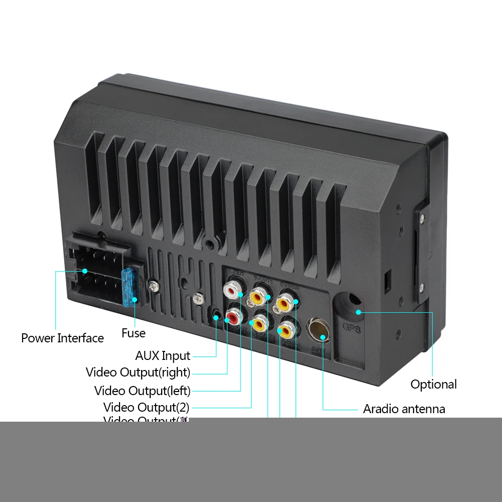 Автомагнитола 7049D HD " сенсорный экран стерео 2 Din Bluetooth FM SD USB Aux вход Зеркало Ссылка Android Mp5 плеер