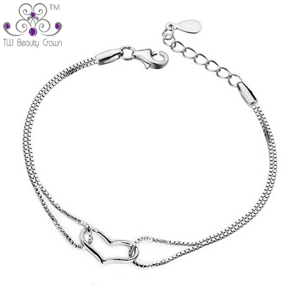 Женский браслет из серебра 925 пробы с фианитом | Украшения и аксессуары