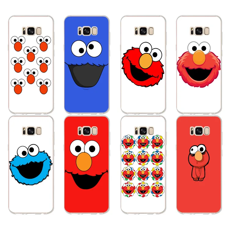 DREAMFOX K078 Elmo Стильный Мягкий ТПУ силиконовый чехол для samsung Galaxy Note S 6 7 8 9 Edge Plus Grand Prime