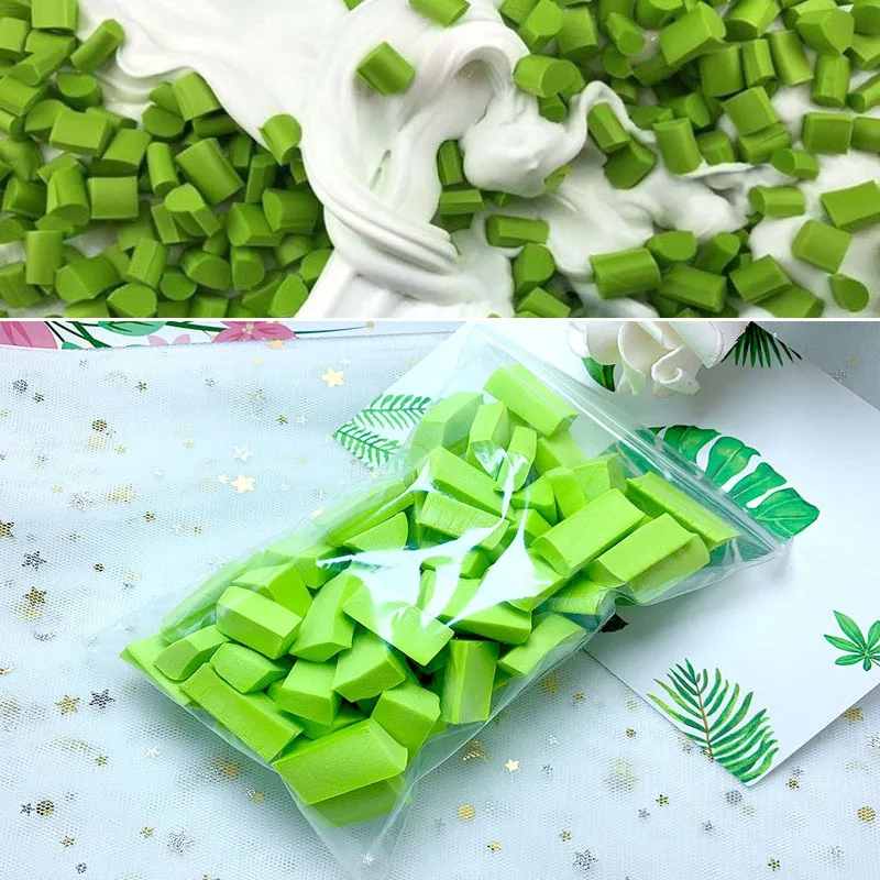 Игрушки пушистые слизи наполнитель губка полоска игрушка DIY пены кусочки