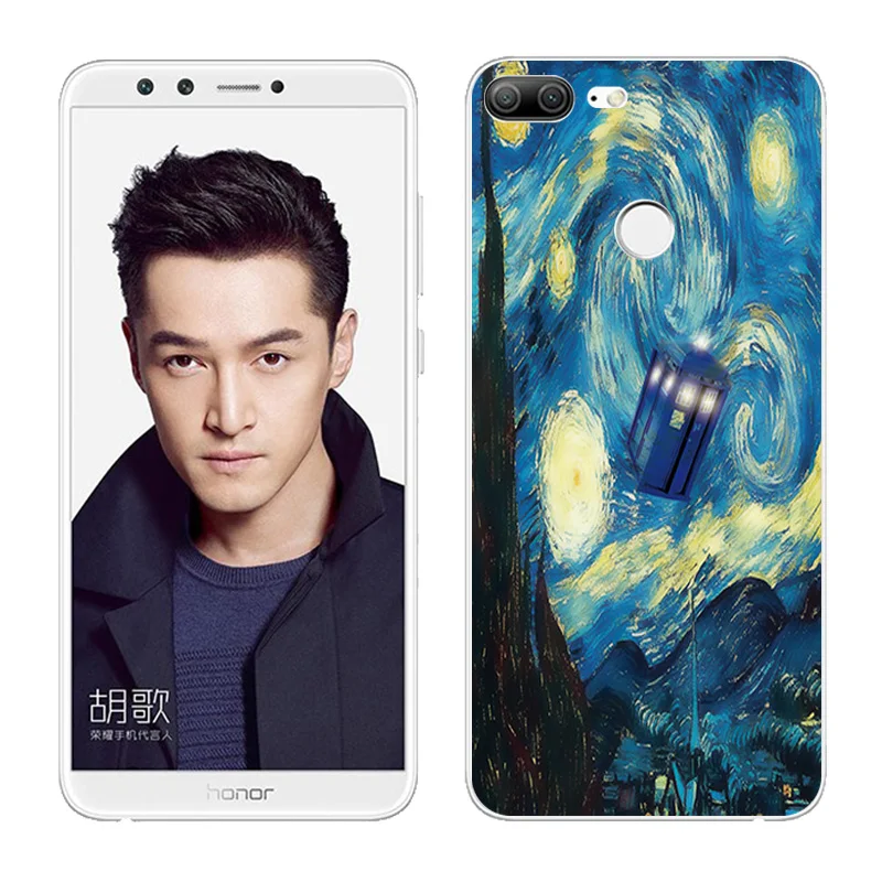 Чехол для Huawei Honor 9 Lite 5 65 дюйма масляная роспись Youth Edition чехол AL00/AL10/TL10 Capa |