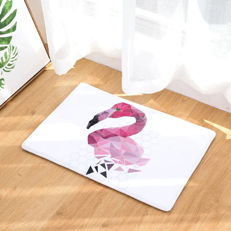 Фланелевые коврики с принтом фламинго для спальни гостиной ковры рисунком