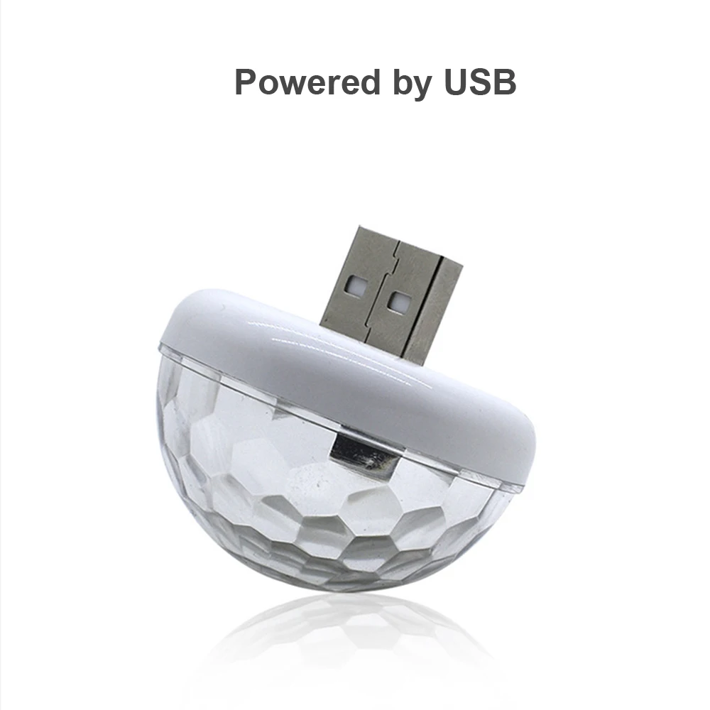 Хрустальный волшебный шар с управлением звуком RGB мобильный телефон Usb Волшебный