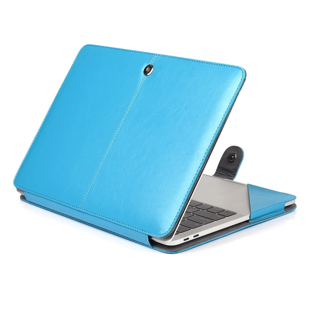 GOOYIYO- кожаный чехол для ноутбука для нового Macbook Air 13 A1932 корпус компьютера для Mac Pro 13 15 Сенсорная панель Крышка