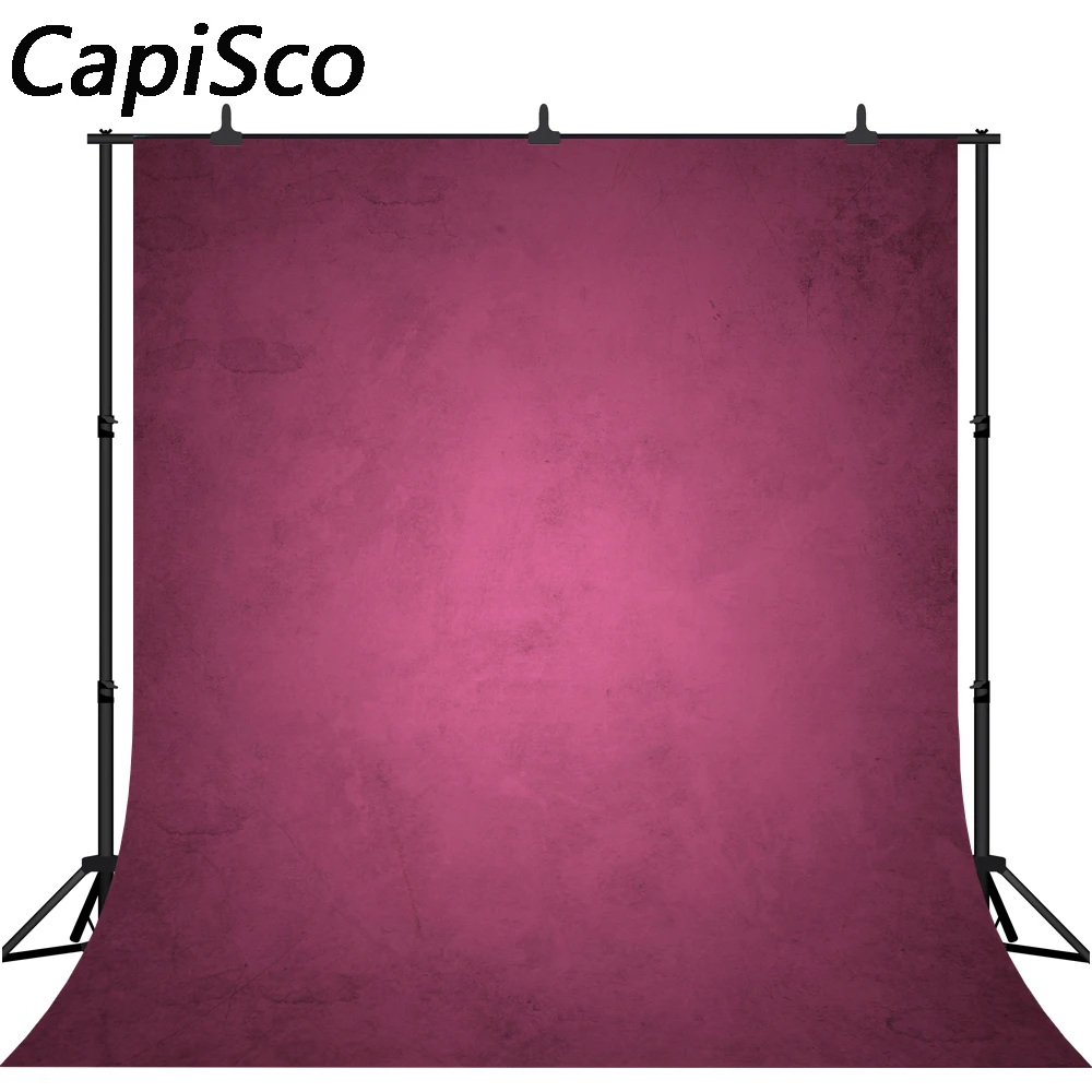 

Capisco Vinyl cloth photography backdrop old master Violet photo background studio solid pure color wedding photocall photophone