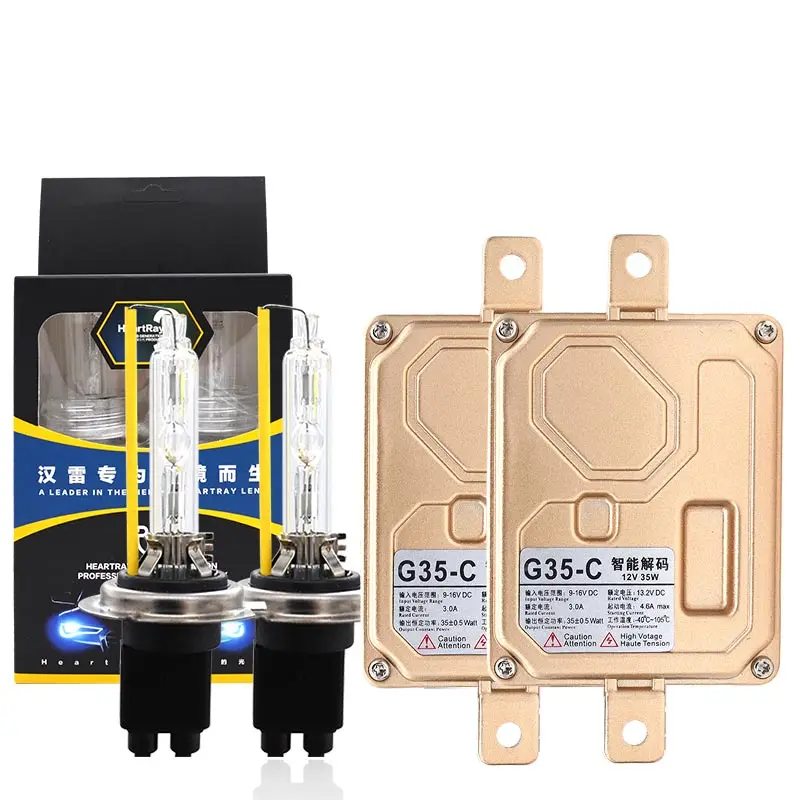35 Вт Φ AC Canbus HID балласт 4500K 5500K 6500K H1 H7 H11 HB3 D2H HeartRay Быстрый Яркий комплект |