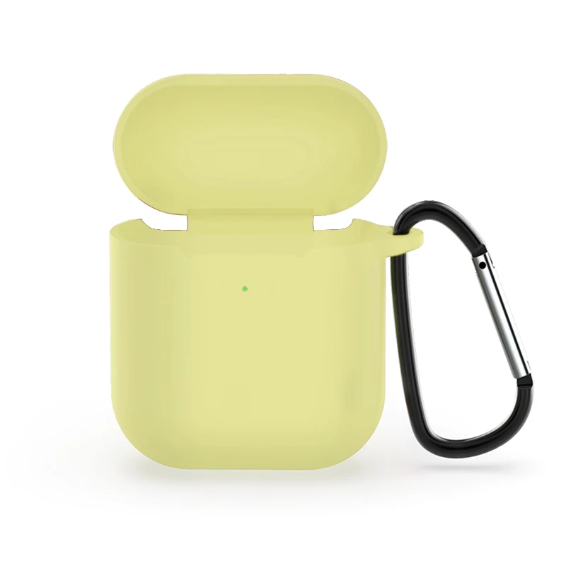04 Противоударный чехол для наушников AirPods 2, ТПУ, силикон, Bluetooth, беспроводная защита для наушников, чехол для Apple Airpods, чехол - Цвет: 04