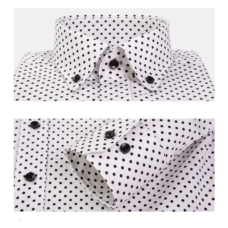 Deepocean Мужская рубашка с длинным рукавом тонкая мужская модная повседневная без