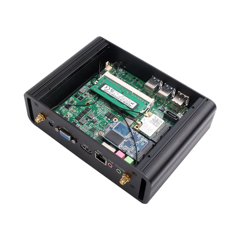 XCY X31 Мини ПК Intel Core i3 4010U 5005U i5 4200U 5200U i7 5500U офисный компьютер HTPC Windows 10 Linux HDMI VGA WiFi 6* USB