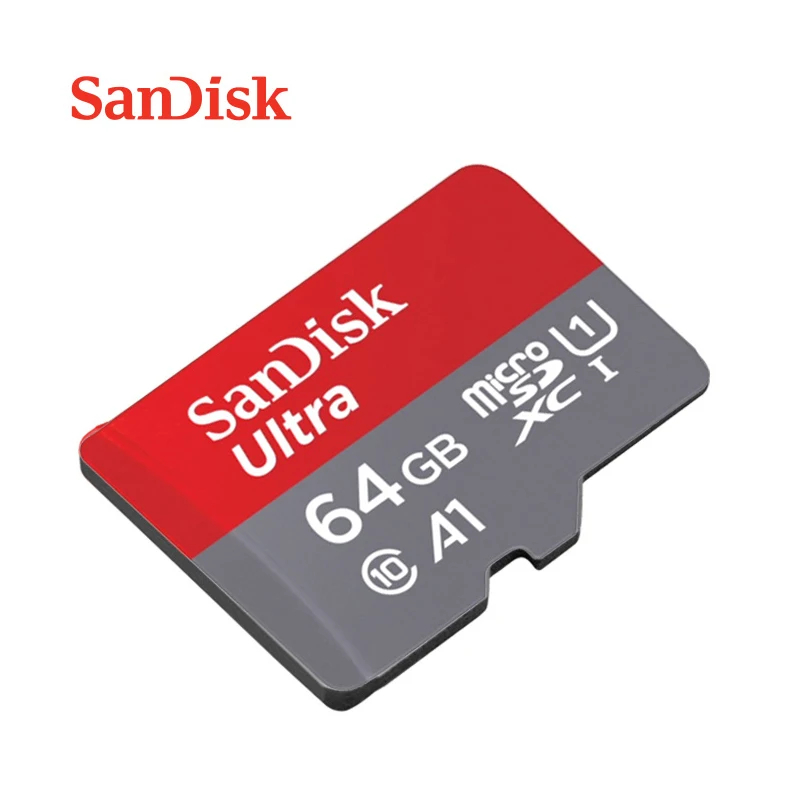 64 ГБ Карта памяти SanDisk Ultra 256 ГБ 200 ГБ 128 Гб 64 ГБ карта microSDXC 32 Гб 16 Гб microSDHC UHS-I класс 10 micro SD карта 98 МБ/с./с tf-карта - Емкость: 64 ГБ