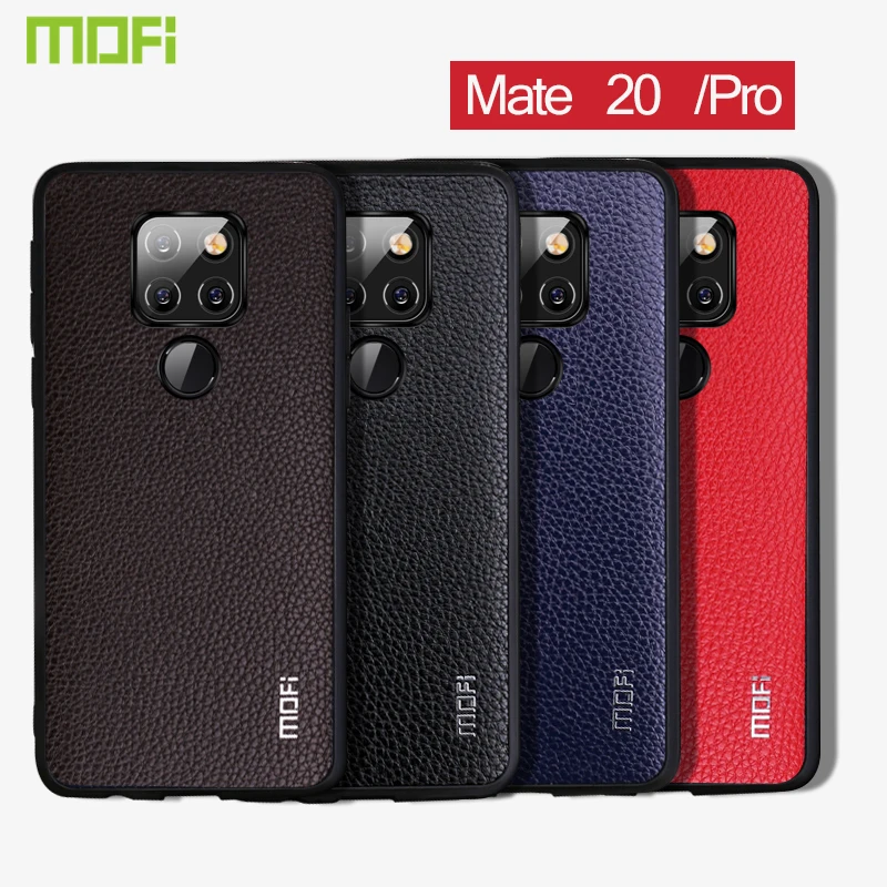 Чехол Mofi для Huawei Mate 20 Pro чехол задняя крышка из искусственной кожи Mate20 HMA Al00