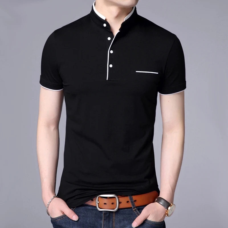 Летняя повседневная мужская футболка с коротким рукавом дышащие брендовые