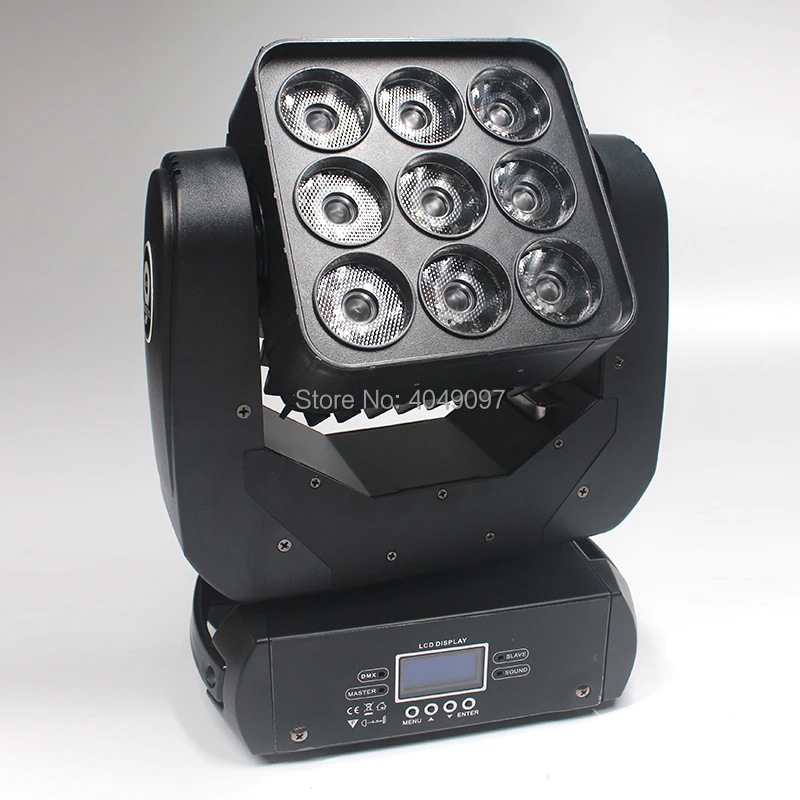 9x12 Вт светодиодный матричный движущийся головной свет DMX512 луч света для