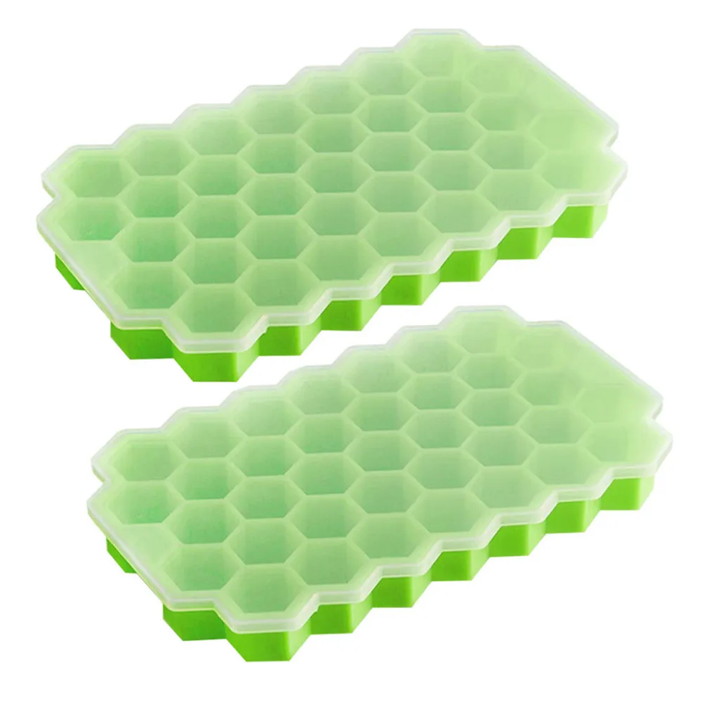 2PC honeycomb silicone ice tray making machine easy to release multiple grid chocolate mold **D | Дом и сад