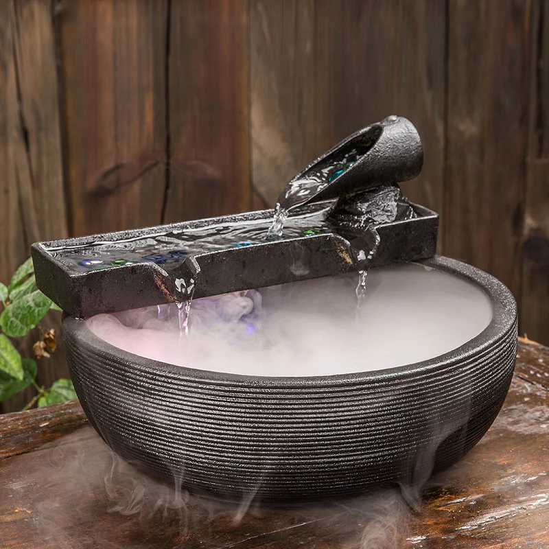 Керамический фонтан для офиса креативные подарки дома аквариума гостиной шкафа