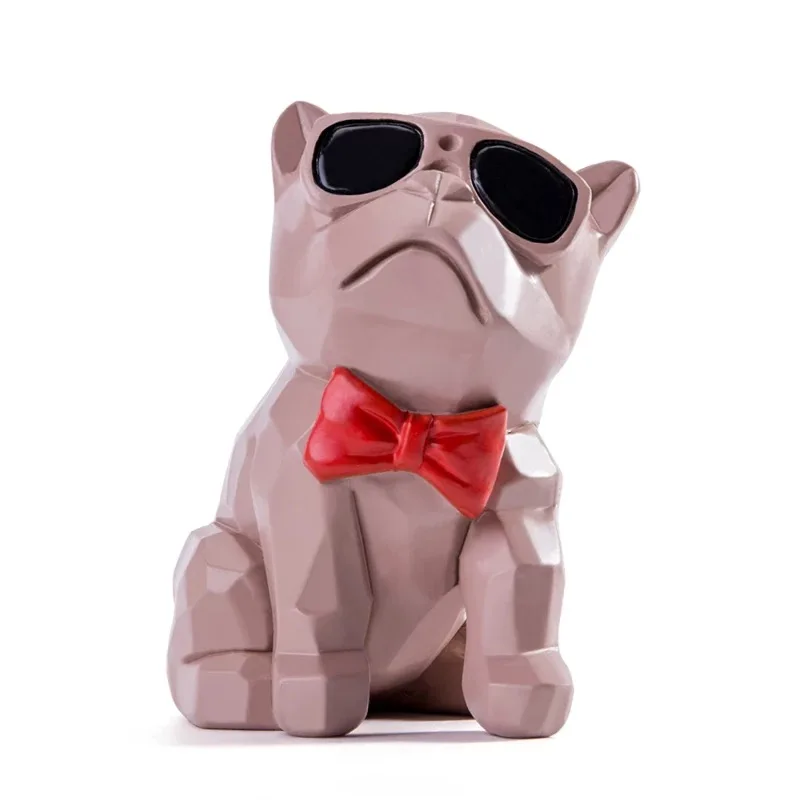 Крутое мультяшное украшение в виде французского бульдога креативное