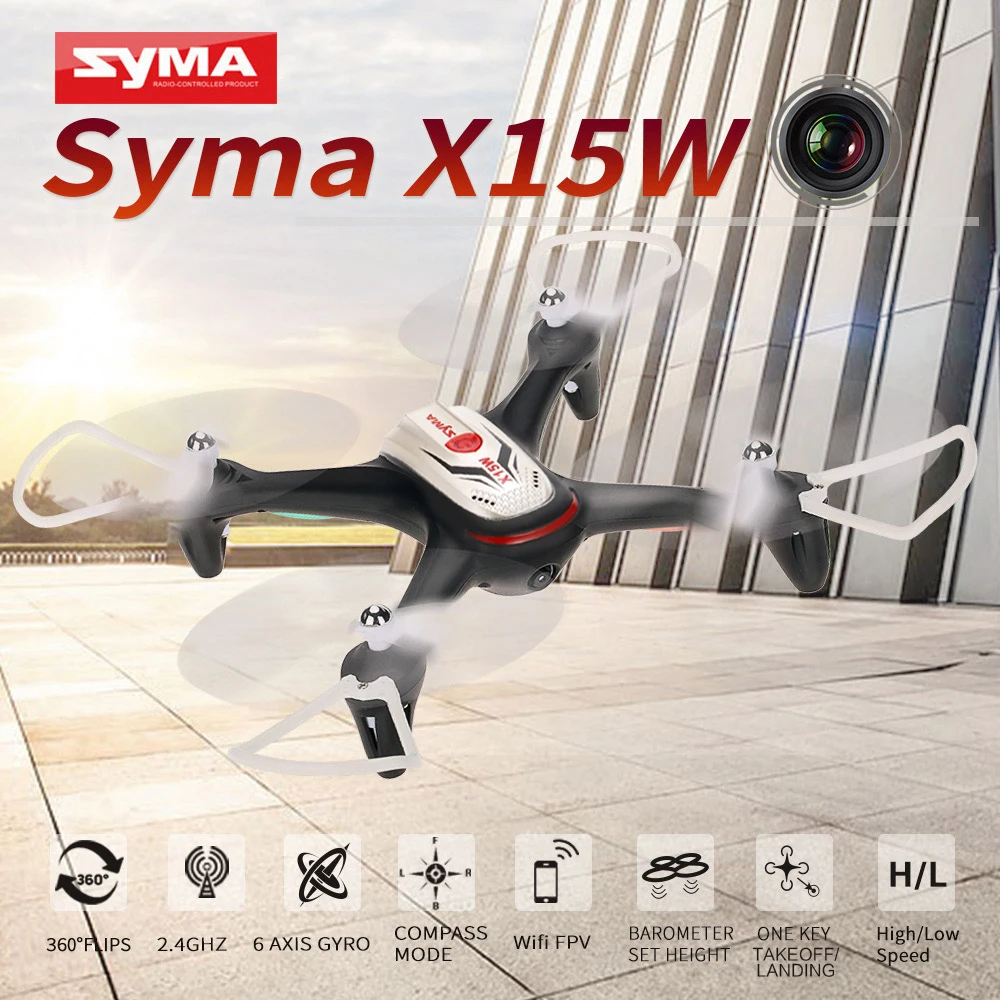 SYMA X15 RC беспилотный вертолет Rc мини-Дрон RTF 2 4 ГГц 4CH 6-осевой гироскоп/удержание