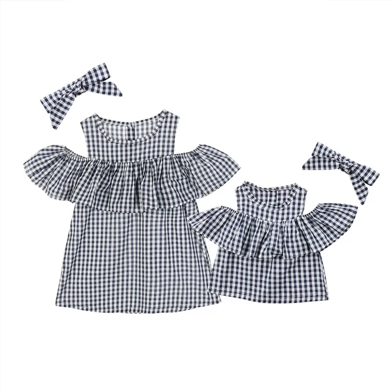 Одежда для мамы и дочки новинка 2018 футболка с открытыми плечами женщин девочек