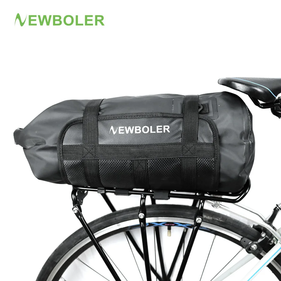 NEWBOLER Водонепроницаемый велосипедная Сумка переноска на багажник 10L велосипед
