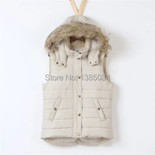 Dark Blue Hooded GILET BODYWARMER Ladies JACKET PADDED Coat Vest Waistcoat | Женская одежда