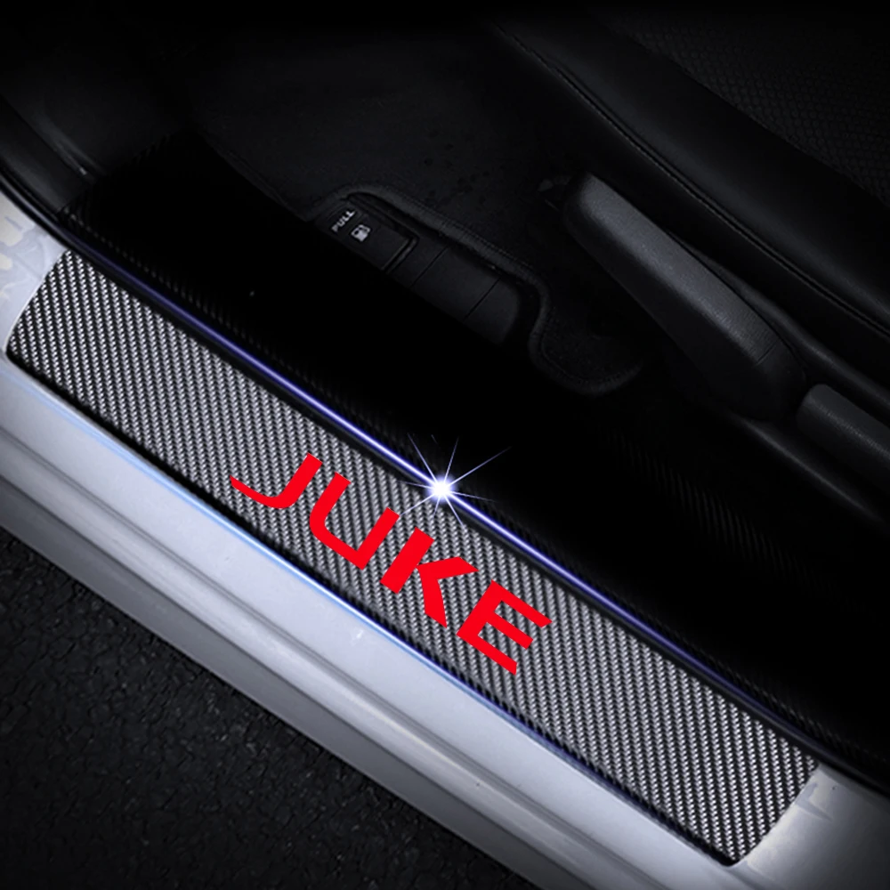 Накладка на порог двери накладки автомобиля для Nissan JUKE виниловые наклейки из