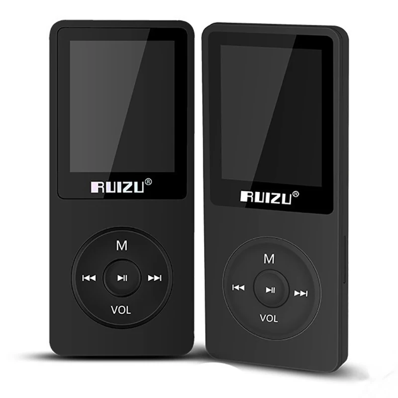 Оригинальный MP3 плеер ruizu x02 8 ГБ/16 ГБ с 1 дюймовым экраном мини музыкальный может