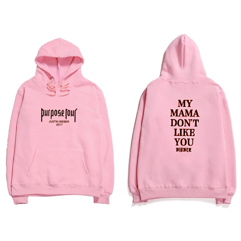 Толстовка с капюшоном надписью Purpose Tour толстовка MY MAMA Don LIKE YOU BIEBER для мужчин и