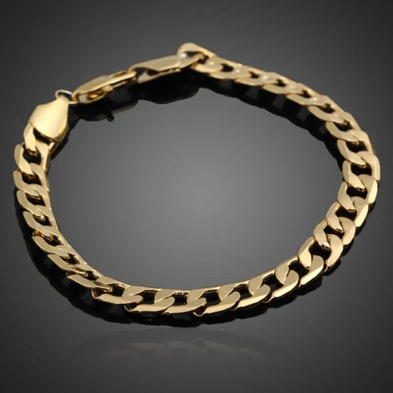 Gold Color Bracelets Stainless Steel For Women Men Jewelry for Bangle Male Accessory Wholesale | Украшения и аксессуары