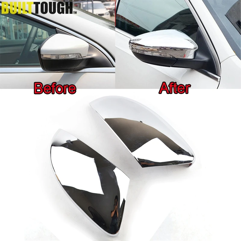 Хромированная накладка на боковое зеркало для двери заднее 2 шт. VW Passat B7 EU 2010 2011 2012