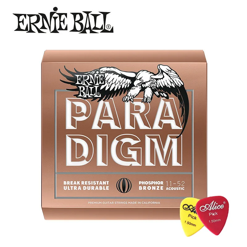Струны для гитары Ernie Ball 2086 2078 2088 из фосфорной бронзы/80/20 набор струн акустической