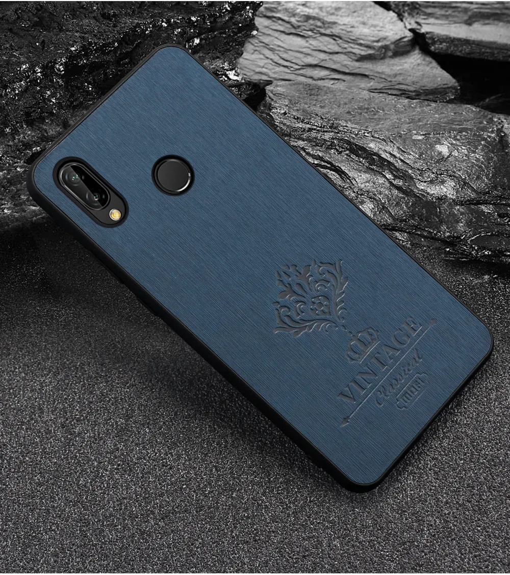 MOFi чехол на заднюю панель для huawei P20, Жесткий Чехол для P20 lite из искусственной кожи для Ascend P20 Pro, силиконовый чехол Conque Nova 3E