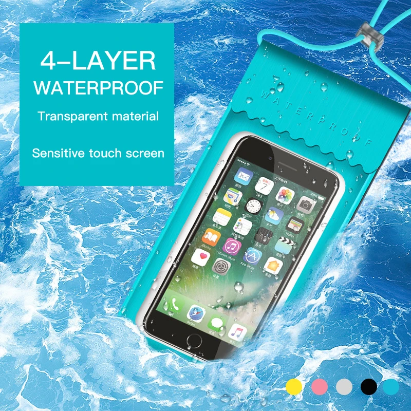 Универсальная Водонепроницаемая HD сумка для телефона из ТПУ улицы плавания с