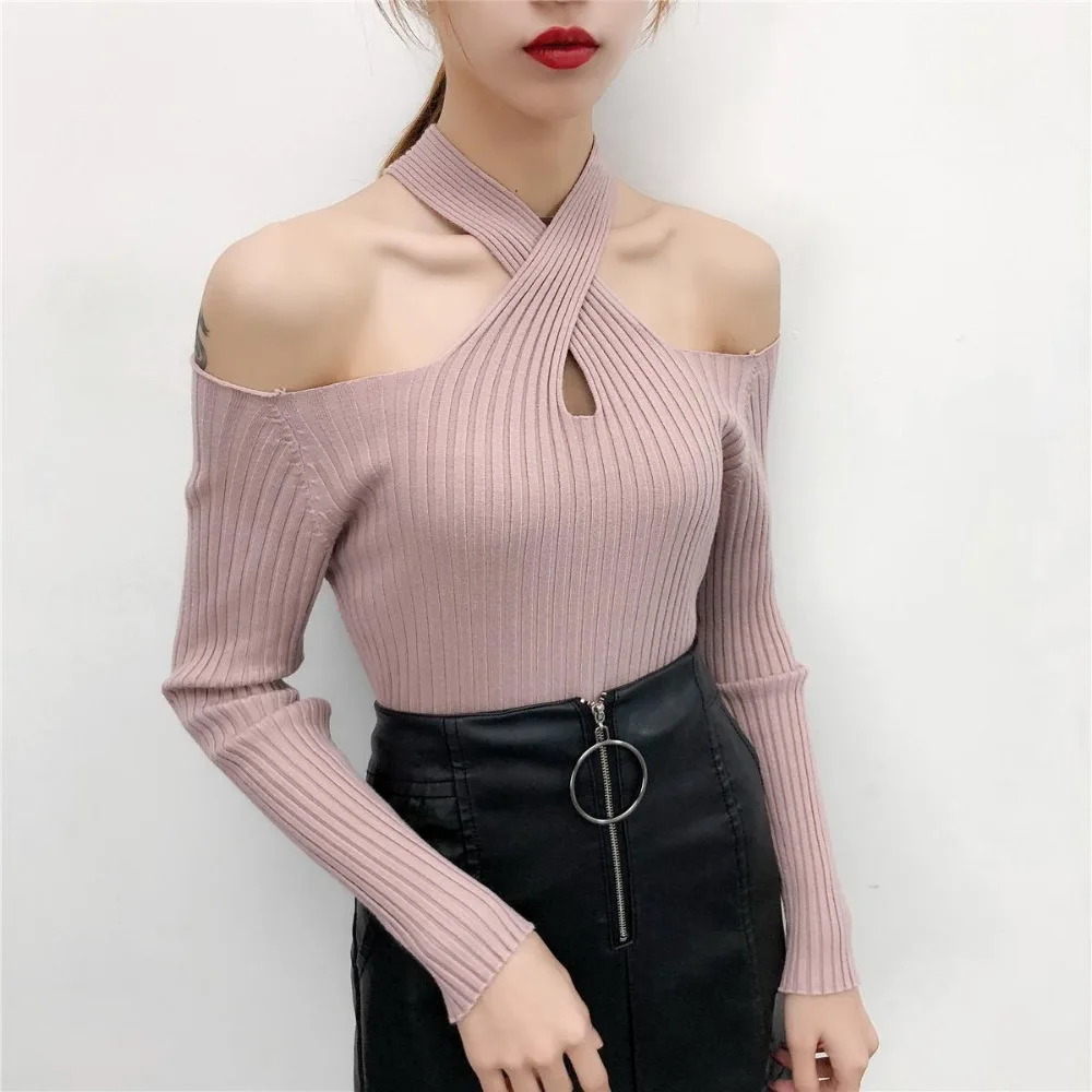 PINBEIQI New Autumn Winter Sweater Women Long Sleeve Pullover Basic Sweaters 2018 Korean Style Soft Knit Tops Female | Женская одежда
